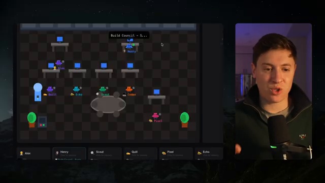 The Autonomous AI Company Visualization