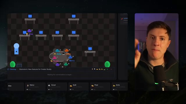 The Autonomous AI Company Visualization